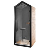Cabine Acoustique Bois Individuelle CABANE